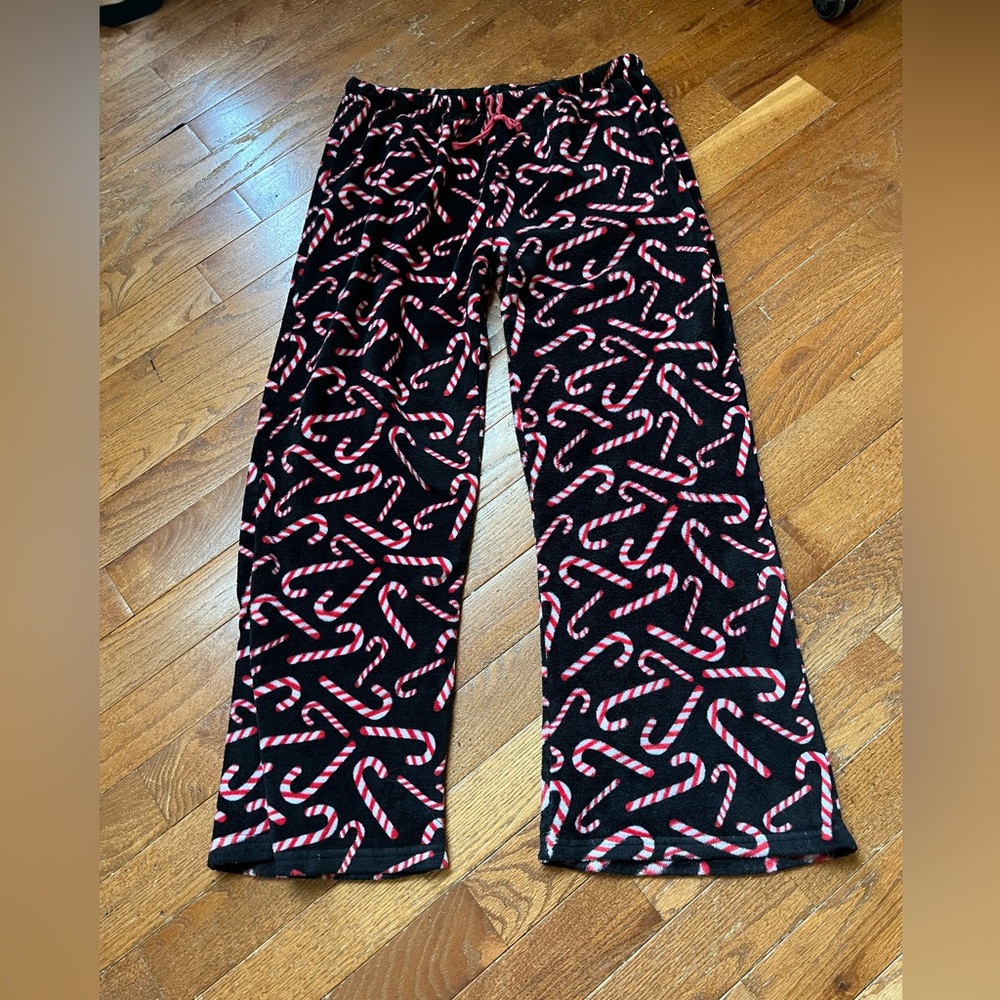 Candy Cane Print Pajama Pants, Size 2X